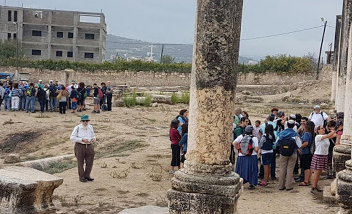 مستوطنون يقتحمون الموقع الأثري في سبسطية